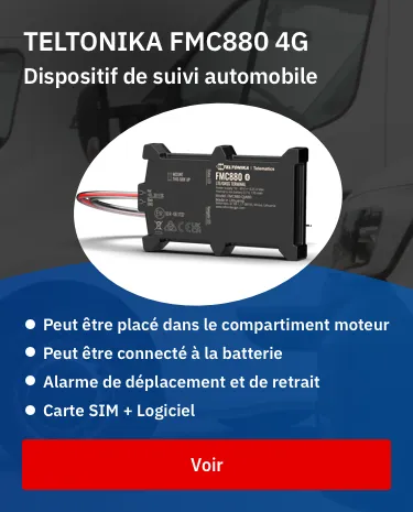 TELTONIKA FMC880-E 4g lte localisateur gps de véhicule